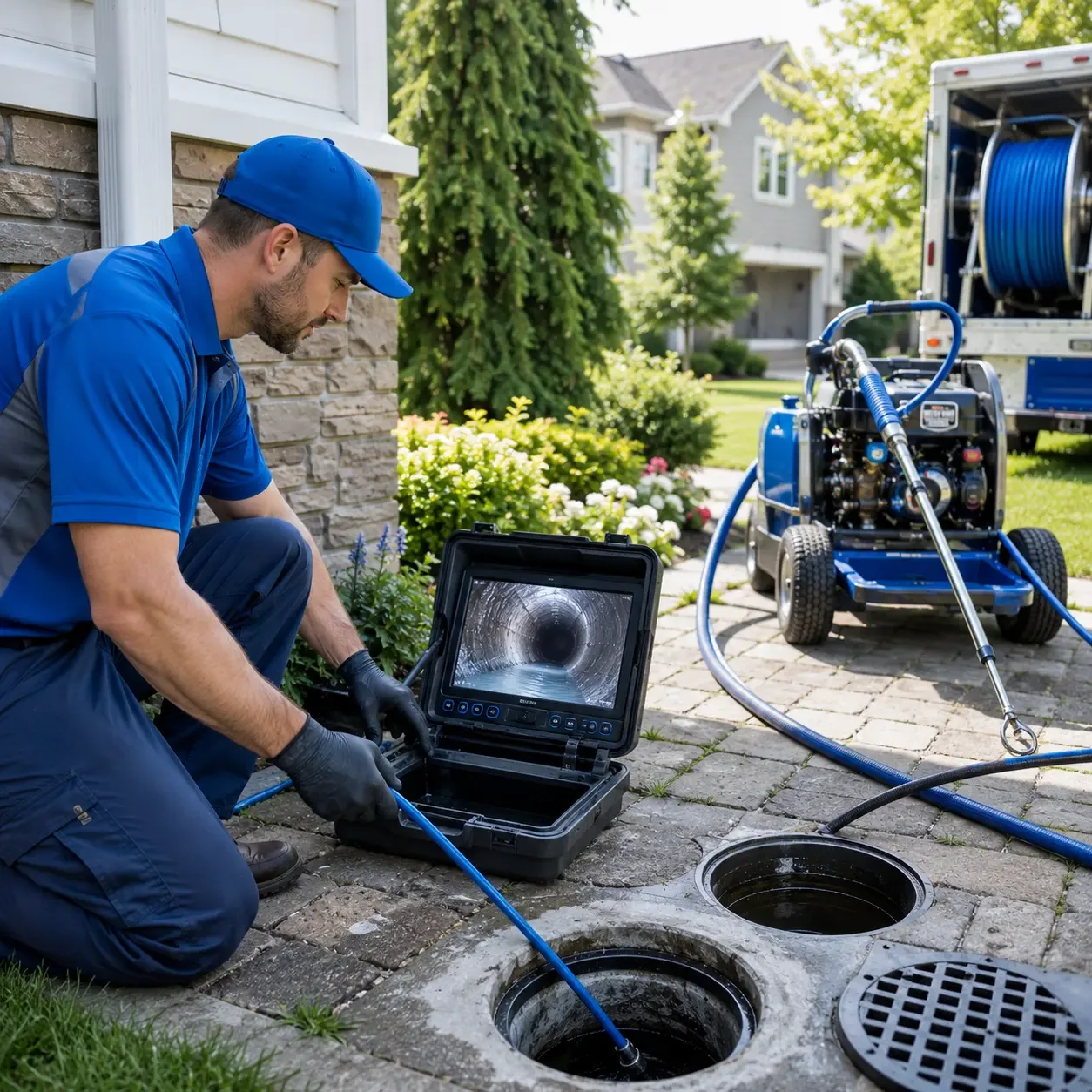 Outdoor drain cleaning professionals serving Hoxie, KS
